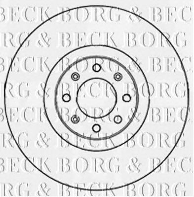 BORG & BECK bbd5186 -  Тормозной диск
